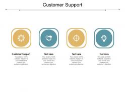 Customer support ppt powerpoint presentation styles infographics cpb
