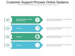 Customer support process online systems ppt powerpoint presentation pictures visuals cpb
