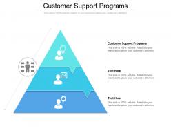 Customer support programs ppt powerpoint presentation infographics introduction cpb