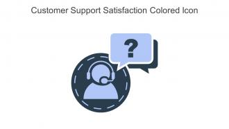 Customer Support Satisfaction Colored Icon In Powerpoint Pptx Png And Editable Eps Format