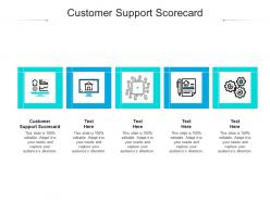 Customer support scorecard ppt powerpoint presentation slides templates cpb