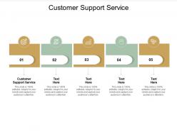 Customer support service ppt powerpoint presentation guidelines cpb
