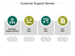 Customer support service ppt powerpoint presentation icon inspiration cpb