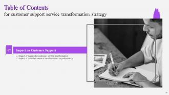 Customer Support Service Transformation Strategy Powerpoint Presentation Slides