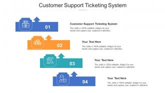 Customer support ticketing system ppt powerpoint presentation show cpb