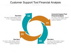 Customer support tool financial analysis ppt powerpoint presentation gallery grid cpb