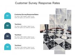 Customer survey response rates ppt powerpoint presentation infographics gridlines cpb