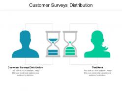 Customer surveys distribution ppt powerpoint presentation show portfolio cpb