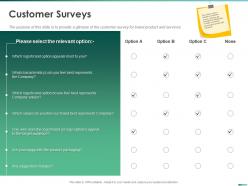 Customer Surveys Feel Best Represents Ppt Powerpoint Presentation Gallery Brochure