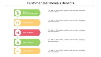 Customer Testimonials Benefits Ppt Powerpoint Presentation File Smartart Cpb