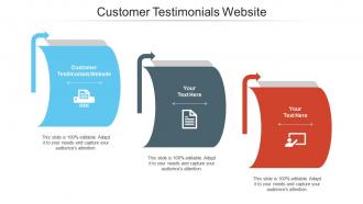 Customer testimonials website ppt powerpoint presentation summary show cpb