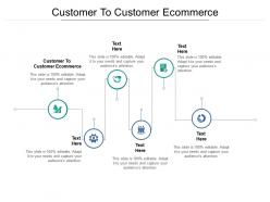 Customer to customer ecommerce ppt powerpoint presentation outline cpb