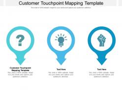 Customer touchpoint mapping template ppt powerpoint presentation pictures example file cpb