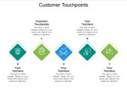 Customer touchpoints ppt powerpoint presentation file mockup cpb