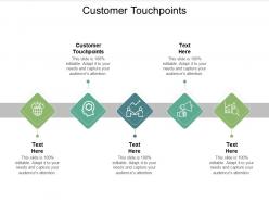 Customer touchpoints ppt powerpoint presentation pictures designs cpb
