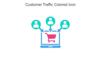 Customer Traffic Colored Icon In Powerpoint Pptx Png And Editable Eps Format