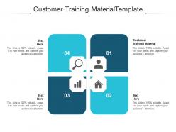Customer training material ppt powerpoint presentation slides visuals cpb