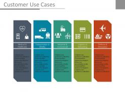 Customer use cases ppt slides
