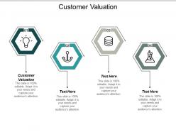 Customer valuation ppt powerpoint presentation summary design inspiration cpb