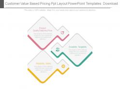 Customer value based pricing ppt layout powerpoint templates download