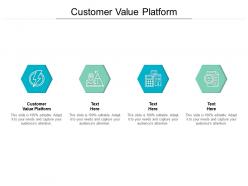 Customer value platform ppt powerpoint presentation show graphics pictures cpb