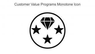 Customer Value Programs Monotone Icon In Powerpoint Pptx Png And Editable Eps Format