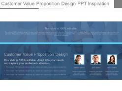Customer value proposition design ppt inspiration