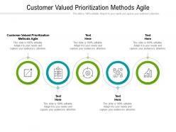 Customer valued prioritization methods agile ppt powerpoint presentation infographic cpb