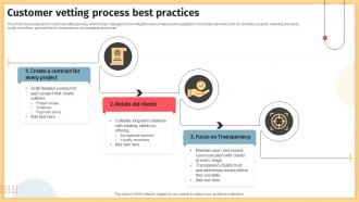 Customer Vetting Process Best Practices