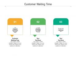 Customer waiting time ppt powerpoint presentation infographic template slide download cpb