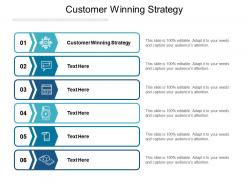 Customer winning strategy ppt powerpoint presentation model summary cpb
