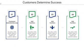 Customers Determine Success Ppt Powerpoint Presentation Infographics Slide Cpb