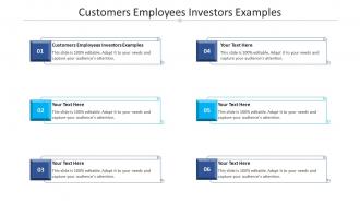 Customers employees investors examples ppt powerpoint presentation icon backgrounds cpb