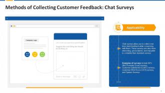 Customers Feedback Collection Method Chat Surveys Edu Ppt