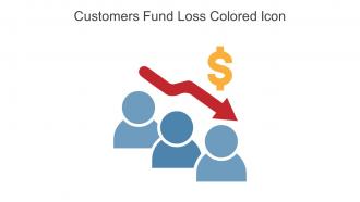 Customers Fund Loss Colored Icon In Powerpoint Pptx Png And Editable Eps Format