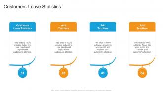 Customers Leave Statistics In Powerpoint And Google Slides Cpb