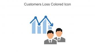 Customers Loss Colored Icon In Powerpoint Pptx Png And Editable Eps Format