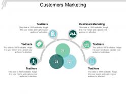 Customers marketing ppt powerpoint presentation slides tips cpb
