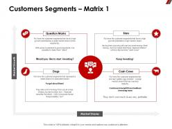 Customers segments matrix 1 cost ppt powerpoint presentation outline rules