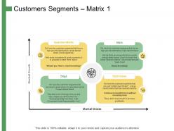 Customers segments ppt powerpoint presentation summary graphics pictures