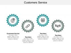 Customers service ppt powerpoint presentation file sample cpb