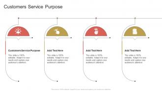 Customers Service Purpose In Powerpoint And Google Slides Cpb