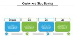 Customers stop buying ppt powerpoint presentation gallery guidelines cpb