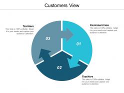 Customers view ppt powerpoint presentation icon background image cpb