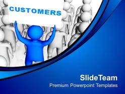 Customers views for business development powerpoint templates ppt themes and graphics 0513