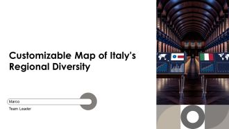 Customizable Map Of Italys Regional Diversity PPT PowerPoint AT