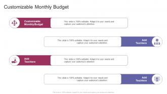 Customizable Monthly Budget In Powerpoint And Google Slides Cpb