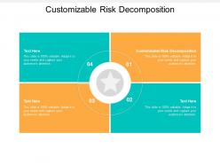 Customizable risk decomposition ppt powerpoint presentation outline backgrounds