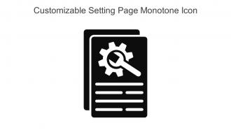 Customizable Setting Page Monotone Icon In Powerpoint Pptx Png And Editable Eps Format