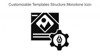 Customizable Templates Structure Monotone Icon In Powerpoint Pptx Png And Editable Eps Format